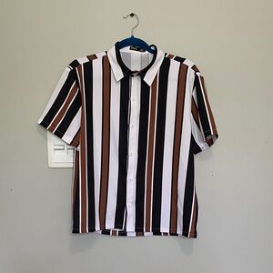 Striped Short Sleeve Shirt